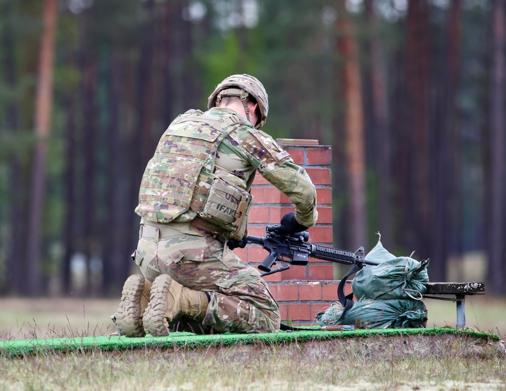 588th Brigade Engineer Battalion M4 Carbine Qualification Range