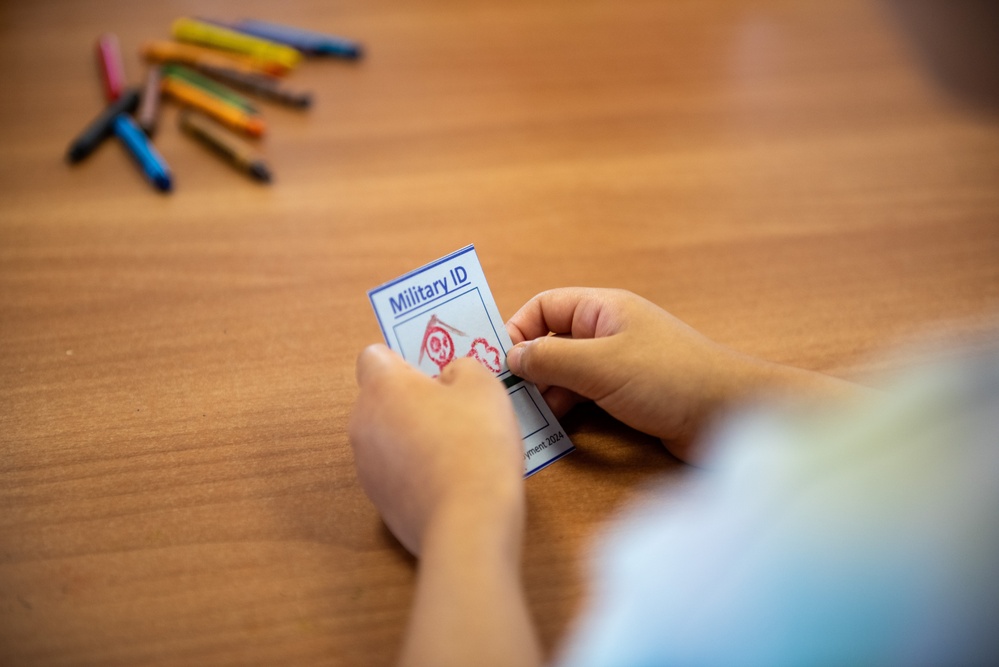 496 ABS celebrates Month of the Military Child with mock deployment