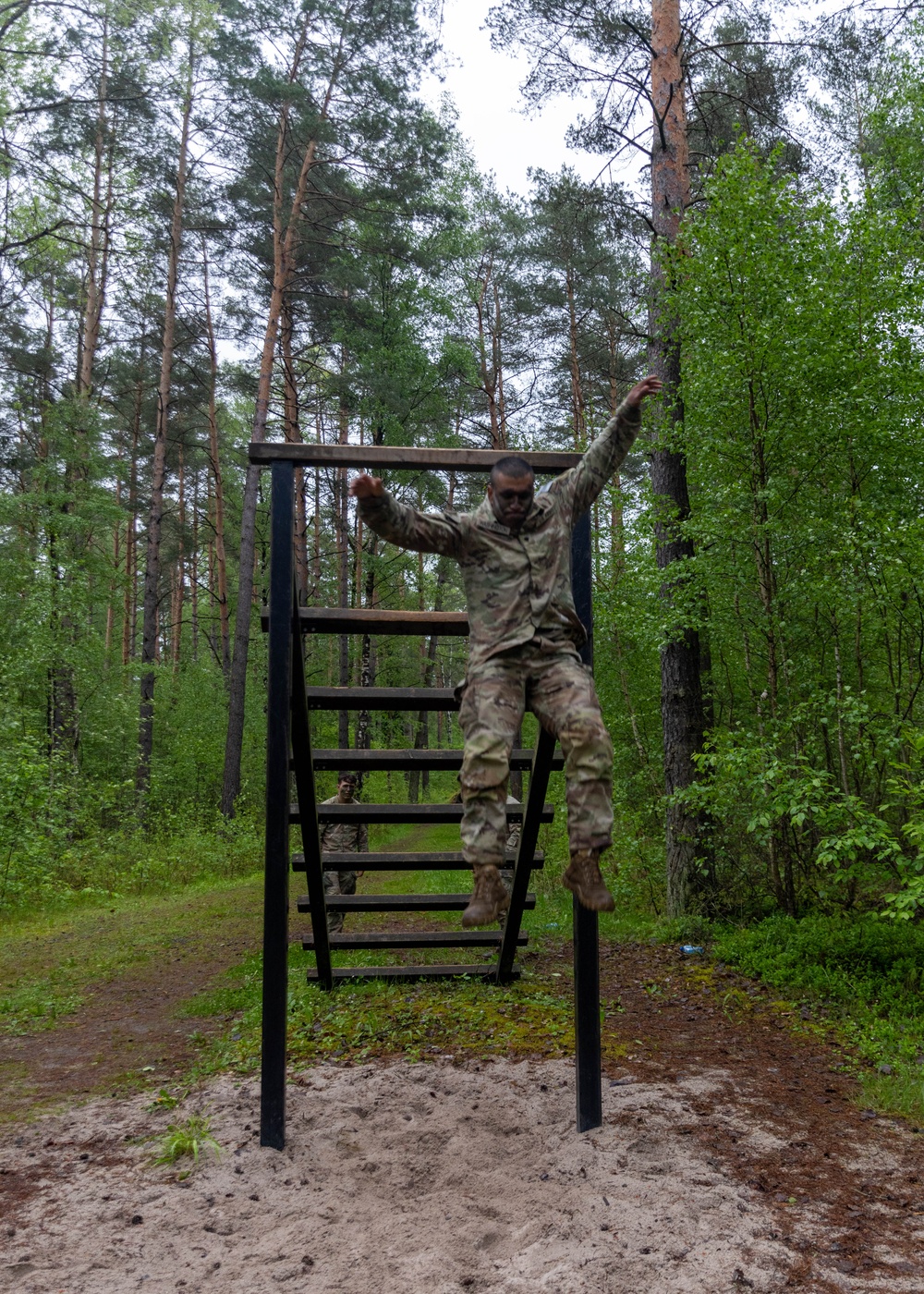 V Corps Best Squad Competition Obstacle Course