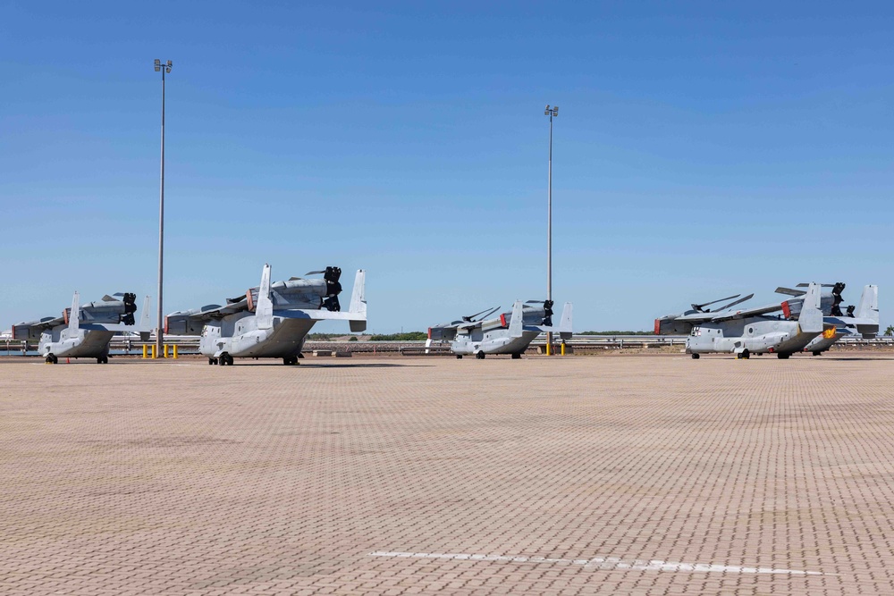 MRF-D 24.3: MV-22B Ospreys arrive in Australia