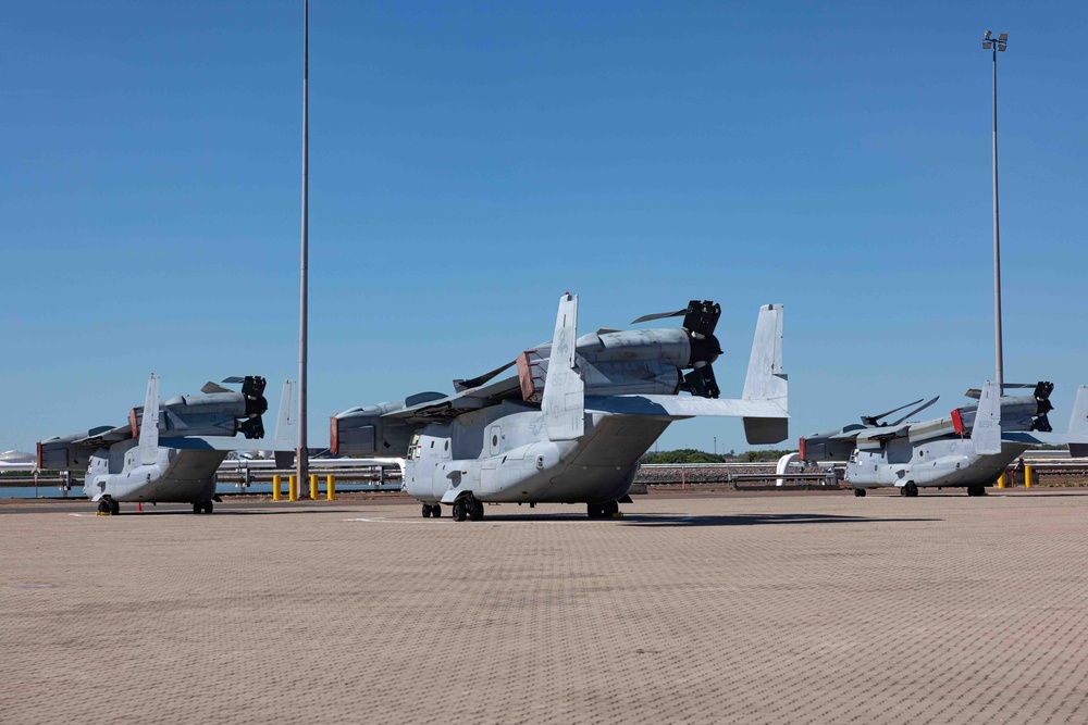 MRF-D 24.3: MV-22B Ospreys arrive in Australia