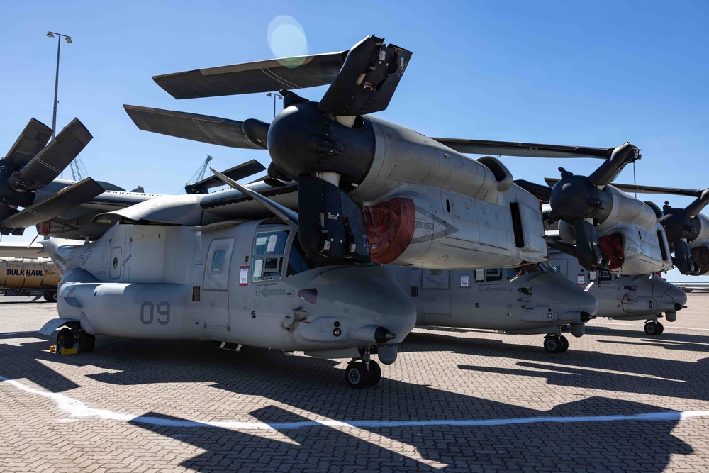 MRF-D 24.3: MV-22B Ospreys arrive in Australia