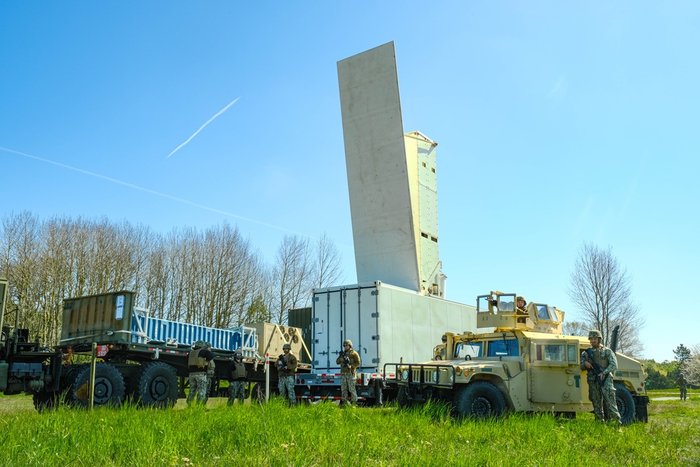 U.S. Naval Forces Europe rehearse deployment of containerized launching system in Denmark