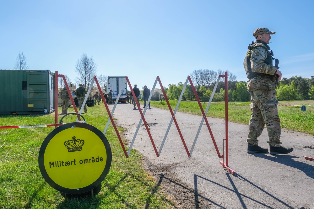 U.S. Naval Forces Europe rehearse deployment of containerized launching system in Denmark