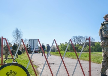 U.S. Naval Forces Europe rehearse deployment of containerized launching system in Denmark