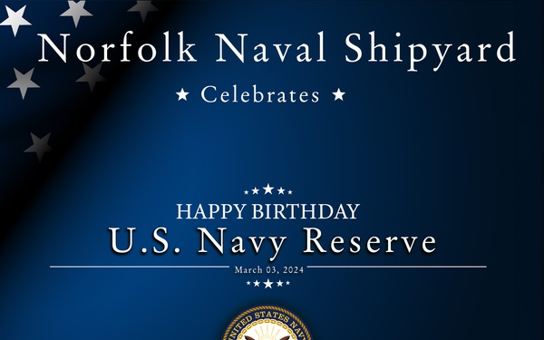 U.S. Navy Reserve birthday