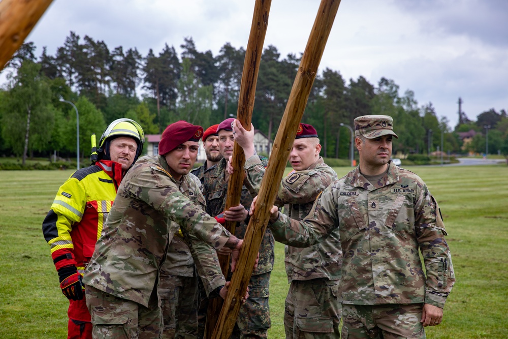 Grafenwoehr Partnership Pole Ceremony