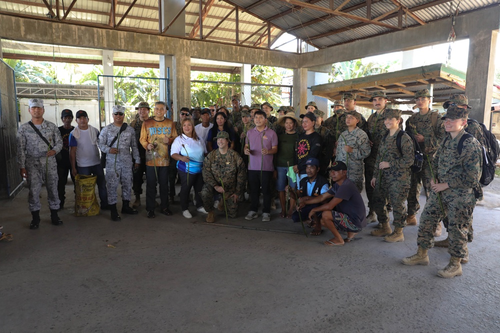 Balikatan 24: Tree Planting and Trash Clean Up