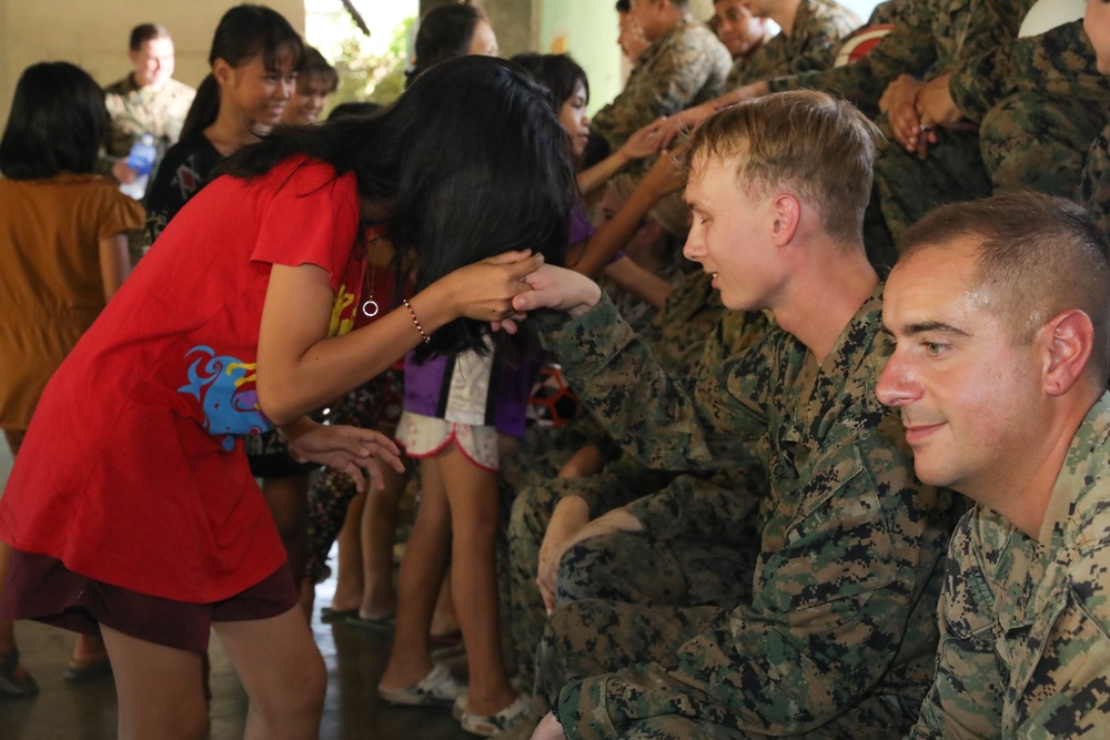 Balikatan 24: Response Action Center for Boys visit