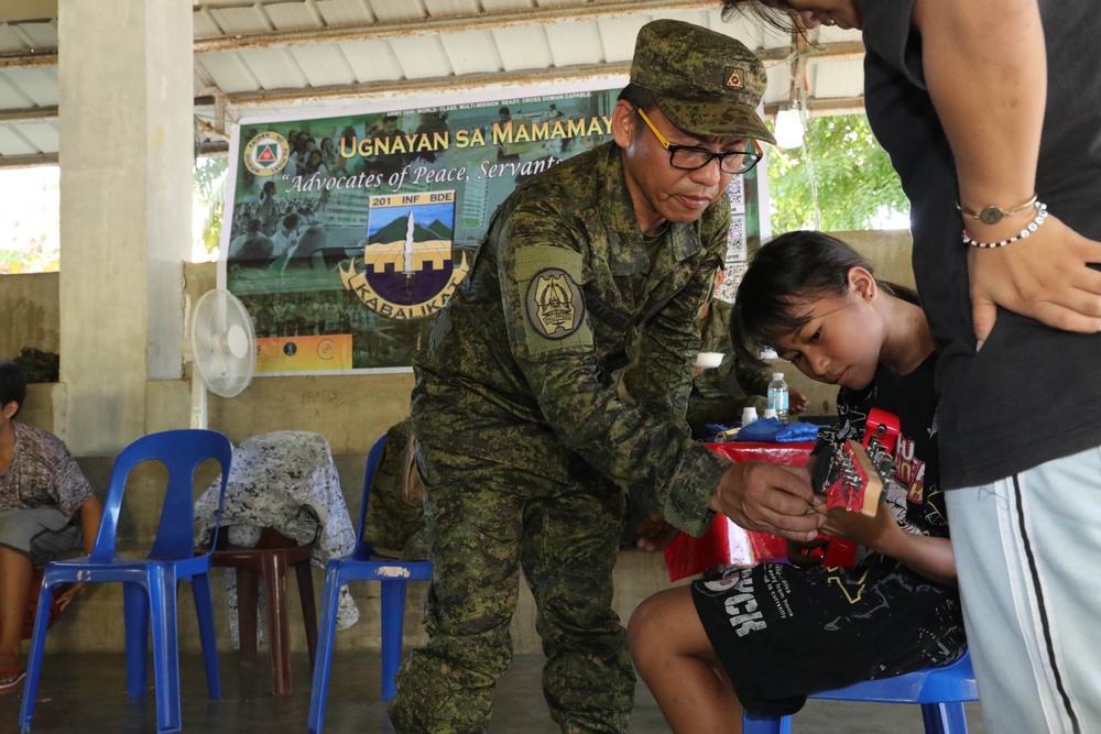 Balikatan 24: Response Action Center for Boys visit
