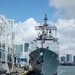 “Capt” Rick Murphy and Brie Gabrielle tour USS Leyte Gulf