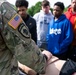 USAMMDA team showcases Army career opportunities at local high school