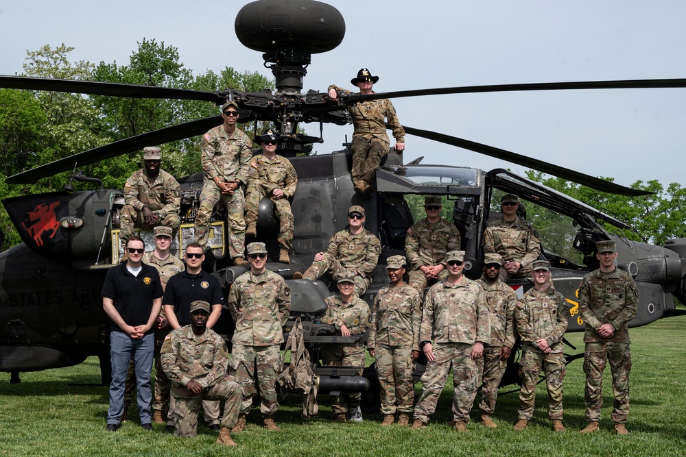 USAMMDA team showcases Army career opportunities at local high school