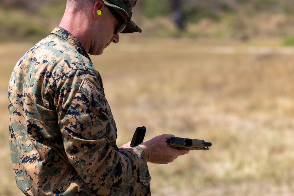 TW24: Company A, 25th Marines, Qualify with Pistols