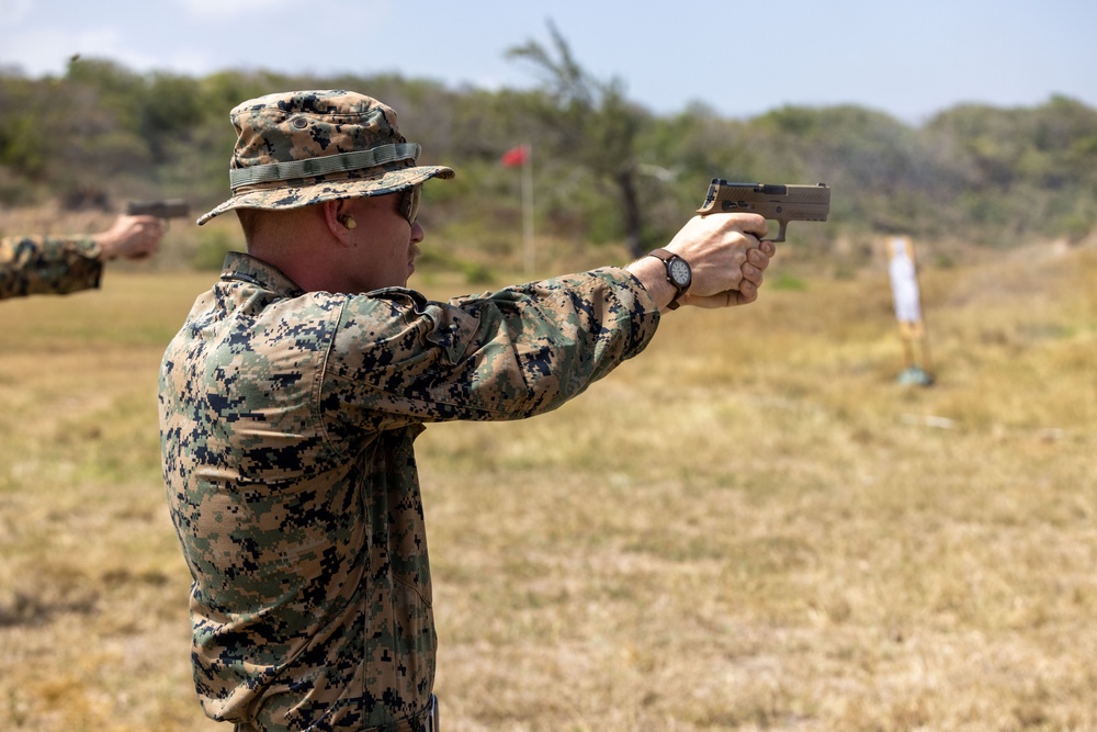 TW24: Company A, 25th Marines, Qualify with Pistols