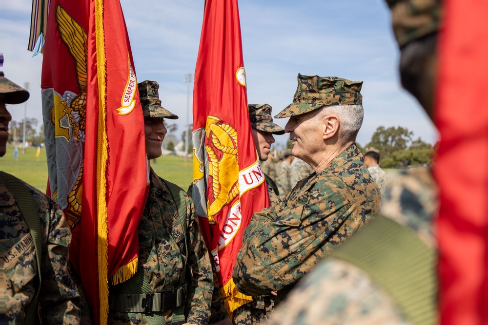 Gen. Mahoney Attends the I MEF Change of Command