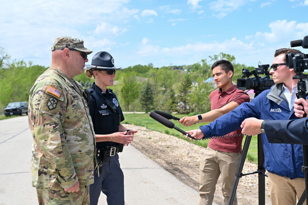 Nebraska National Guard supports local law enforcement with tornado response