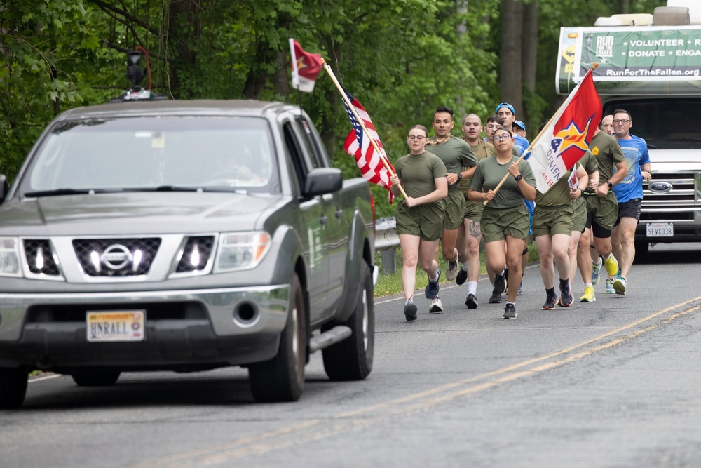 U.S. Marines participate in 12th Annual Virginia Run for the Fallen