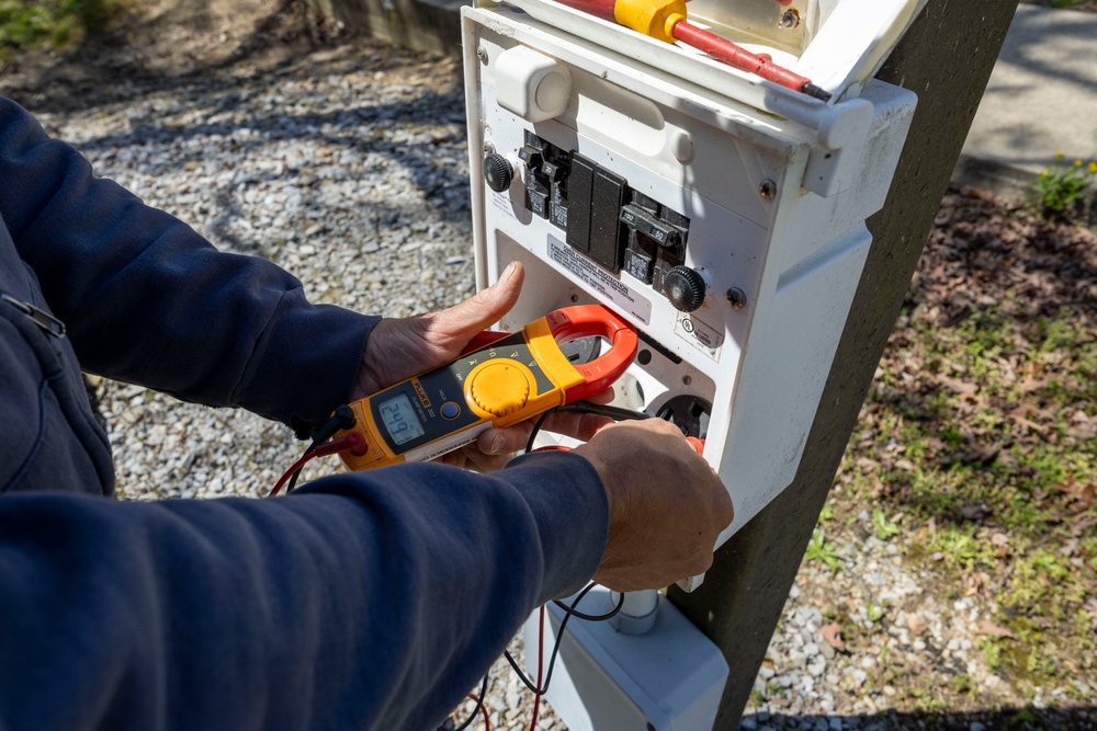 Maintenance team prepares facilities for happy campers
