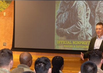 Retired SMA Grinston highlights Army Emergency Relief Fund and the importance of mentorship