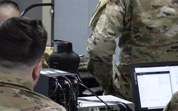 Michigan National Guard Defense Cyber Operations Element and Detachment 1 , 172nd Cyber Protection Team receive training from the Maryland Army National Guard and National Guard Bureau