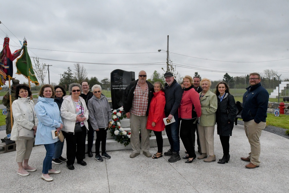 Fort Drum Military Police unveil a lasting tribute to military working dogs