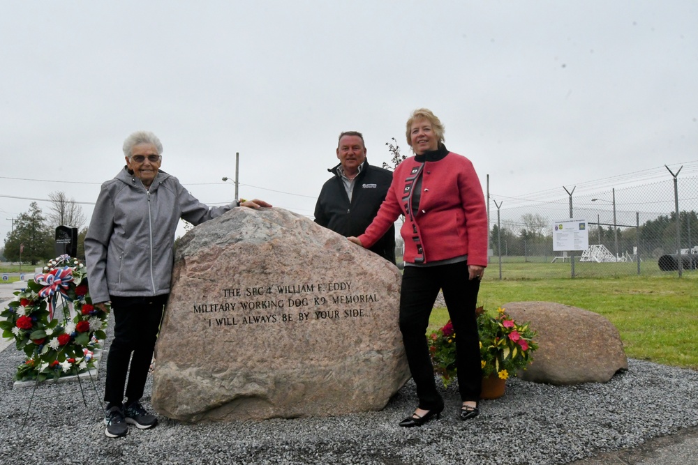 Fort Drum Military Police unveil a lasting tribute to military working dogs