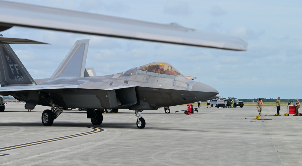 F-22 Raptor takes part in Sentry Savannah 24