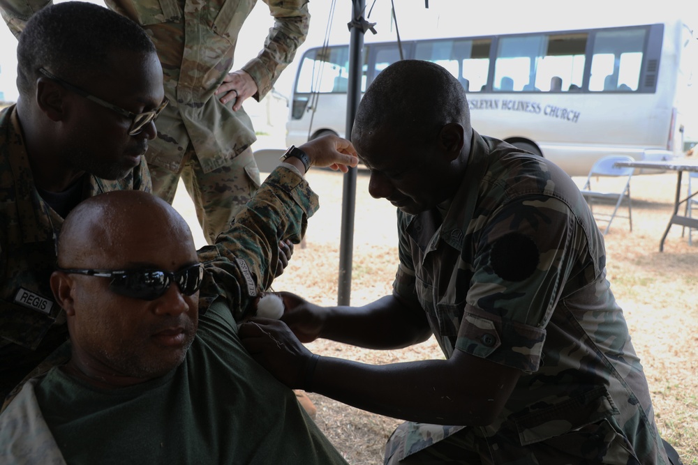 Partner nations conduct medical field training during TRADEWINDS 24