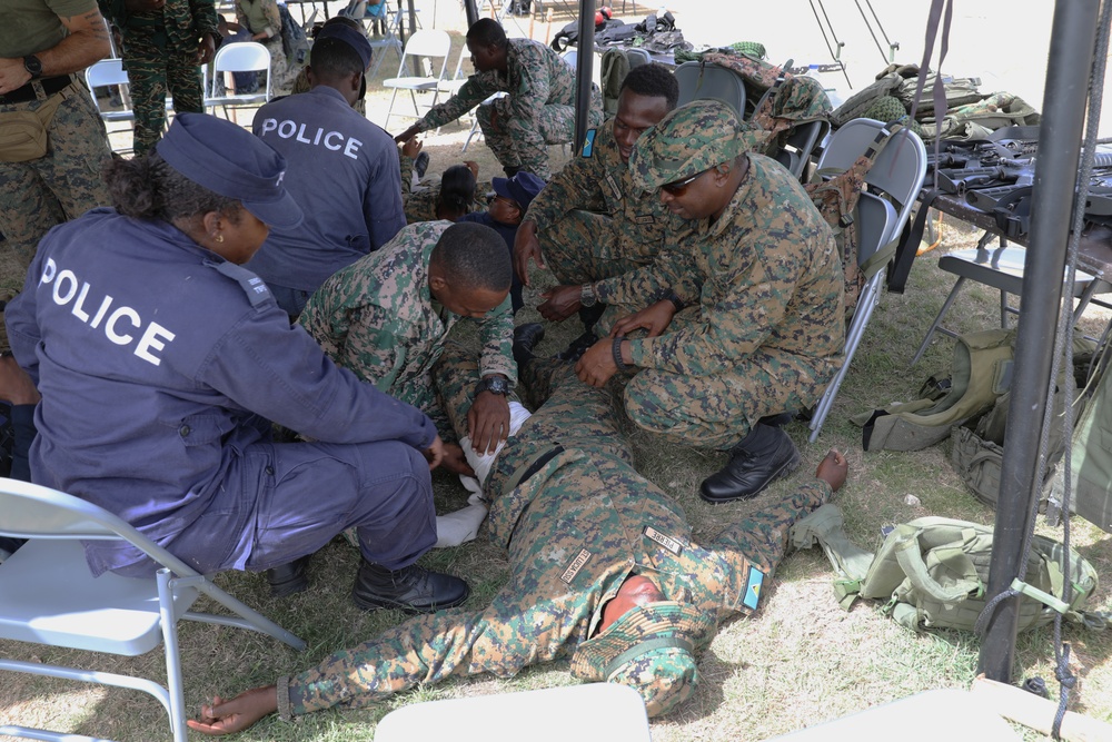 Partner nations conduct medical field training during TRADEWINDS 24