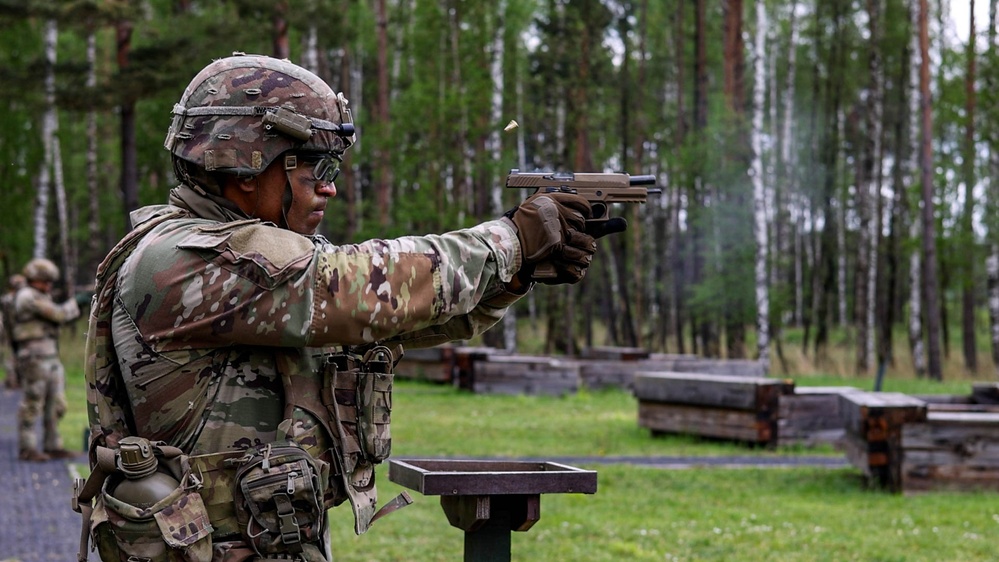 DVIDS - Images - V Corps Best Squad Competition M17 Qualification Range ...