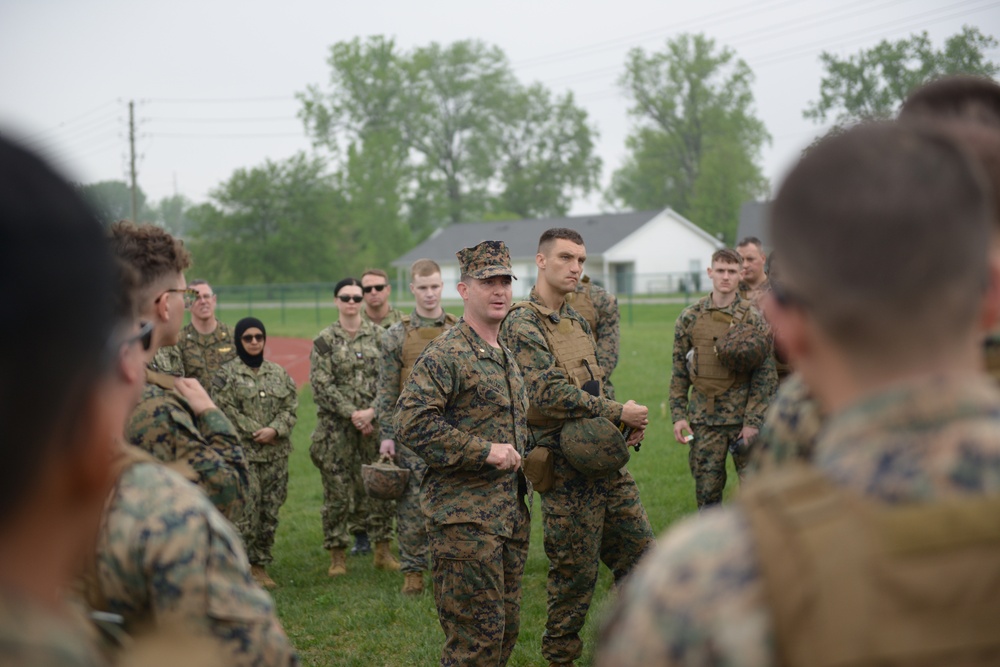 Marines, Indiana Guardsmen train to save lives