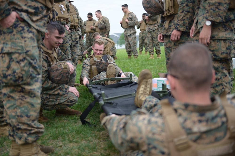 Marines, Indiana Guardsmen train to save lives