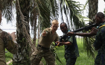 10 African Nations Conduct Medical and Close Quarters Combat Training During Obangame Express 2024