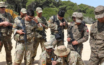 Maryland National Guard conducts scenario-based training during African Lion 2024