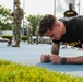 Pennsylvania Army National Guard Soldier Holding a Plank for the Army Combat Fitness Test