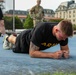 Maryland Army National Guard Soldier Holding a Plank for the Army Combat Fitness Test