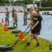 Virginia National Guard Soldier Completing the Sprint-Drag-Carry in the Army Combat Fitness Test