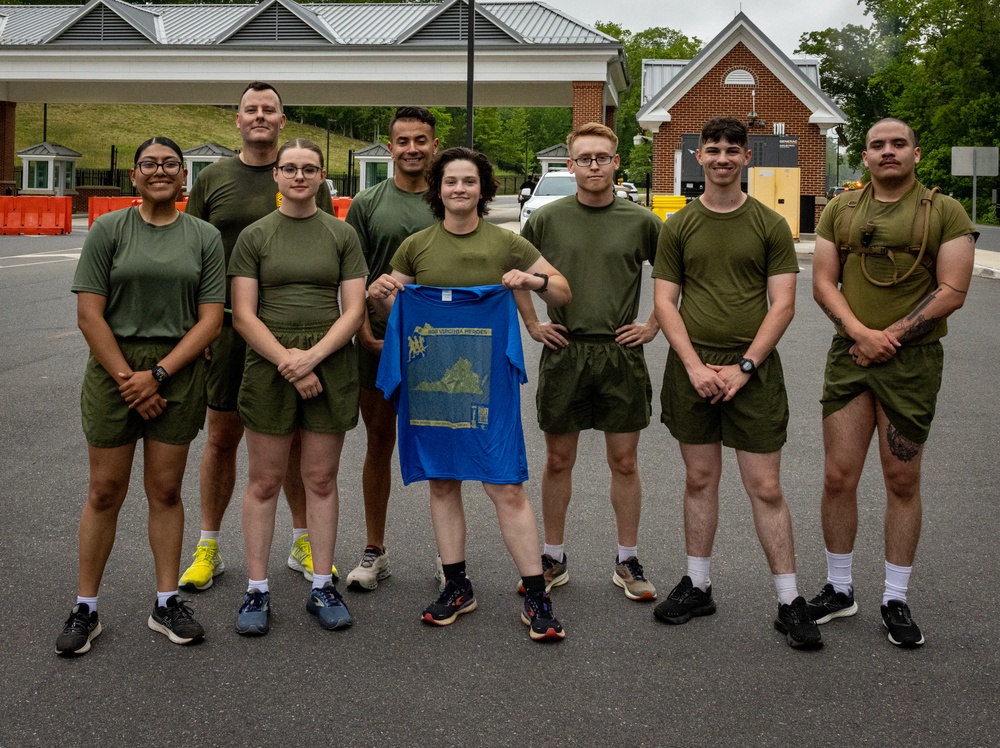 U.S. Marines Run for Fallen