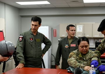 NASCAR driver Joey Logano visits Shaw