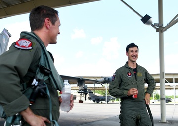 NASCAR driver Joey Logano visits Shaw