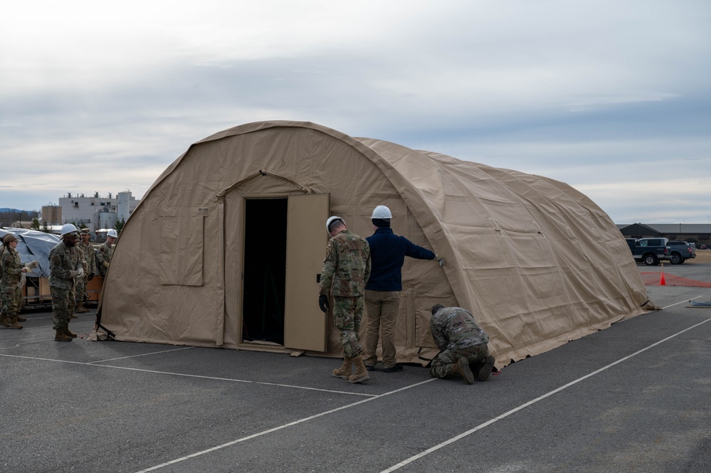 FSS builds tents during ACE exercise