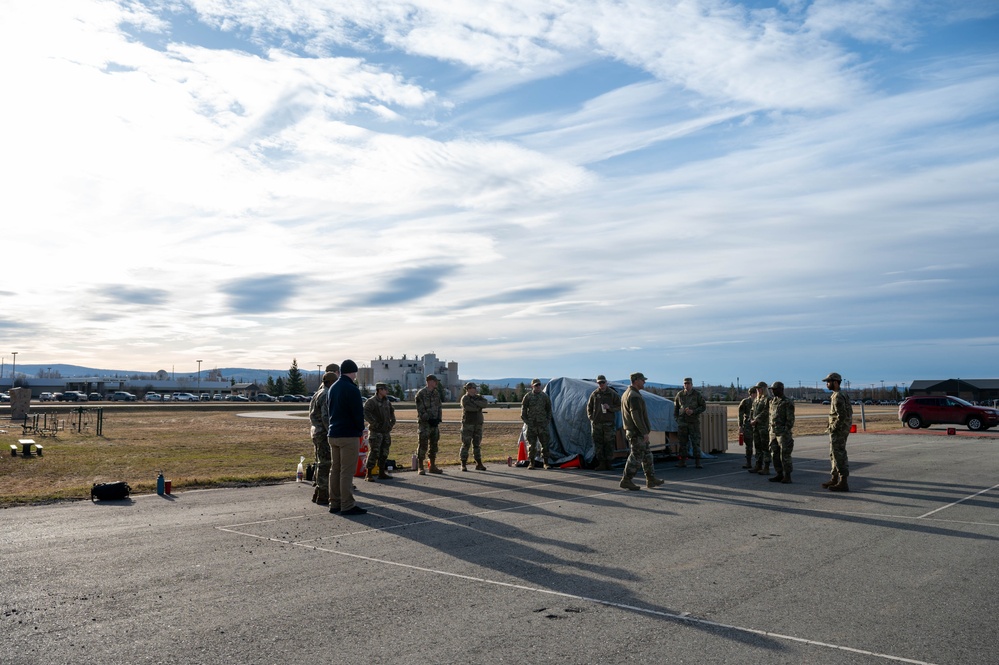 FSS builds tents during ACE exercise