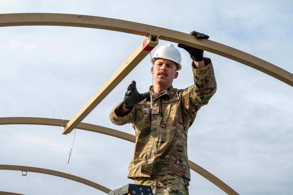 FSS builds tents during ACE exercise