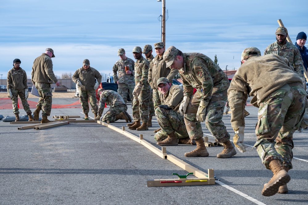 FSS builds tents during ACE exercise