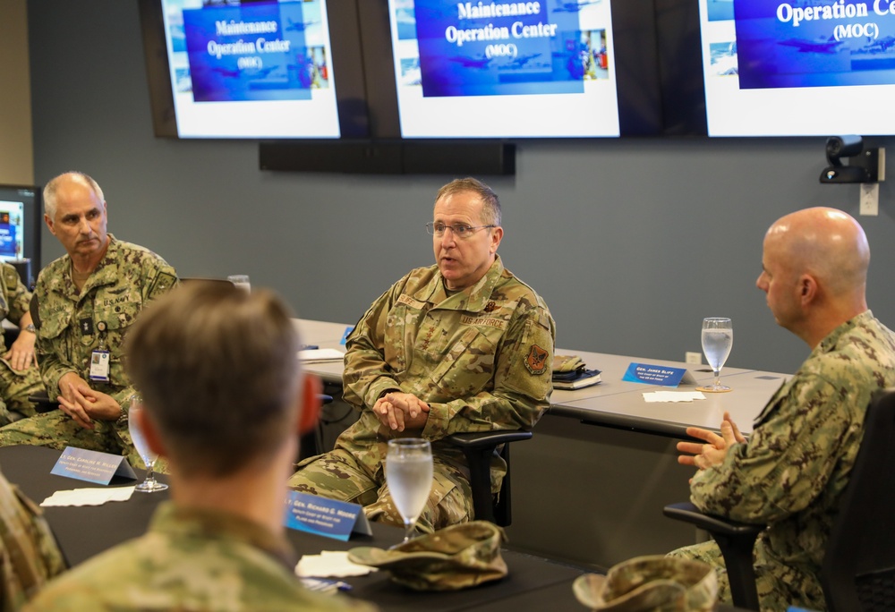 VCNO and Vice Chief of Staff of the U.S. Air Force visit MOC