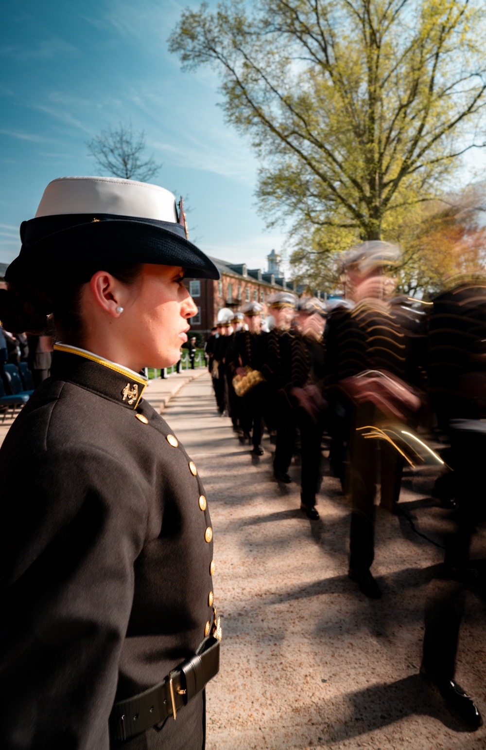 Coast Guard Academy holds change of watch Regimental Review