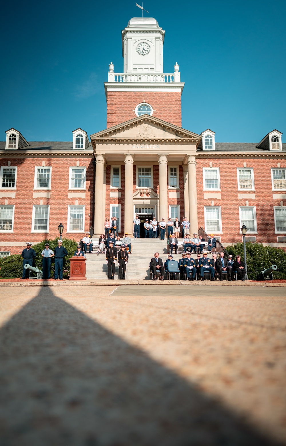 Coast Guard Academy holds change of watch Regimental Review