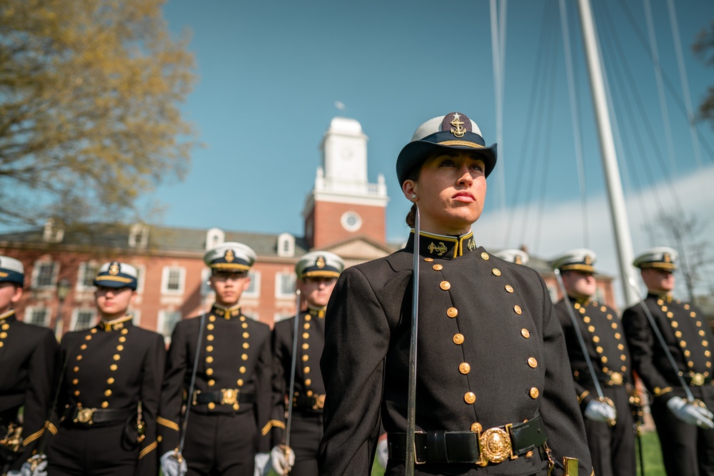 Coast Guard Academy holds change of watch Regimental Review