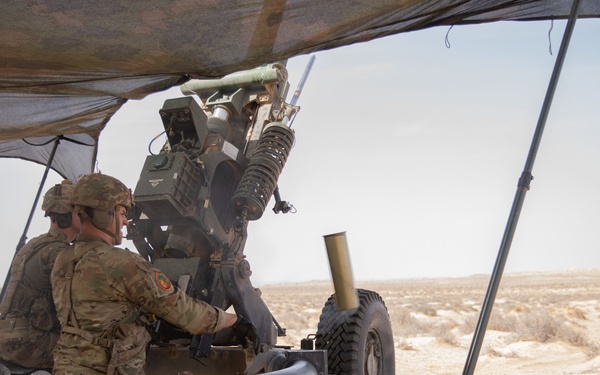 1-258th Field Artillery conduct field artillery training exercise at African Lion 2024